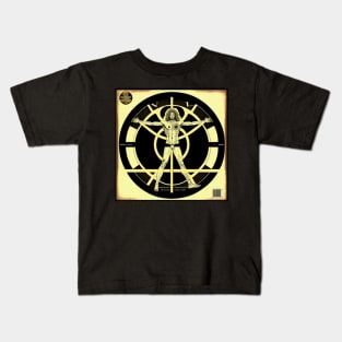 Vitruvian Man Rock n Roll Vinyl Record Vol. 1 Kids T-Shirt